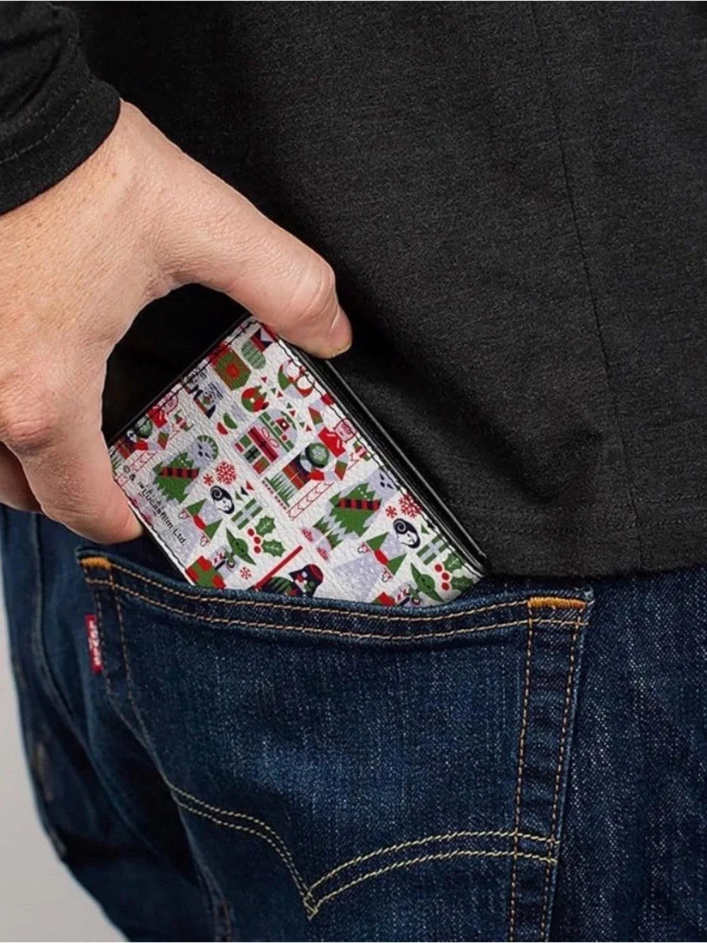 Buckle-Down Star Wars Wallet, Bifold, Star Wars Holiday Characters